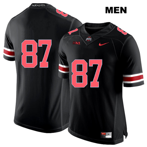 Ohio State Buckeyes Men's Ellijah Gardiner #87 Red Number Black Authentic Nike No Name College NCAA Stitched Football Jersey RL19R44OZ